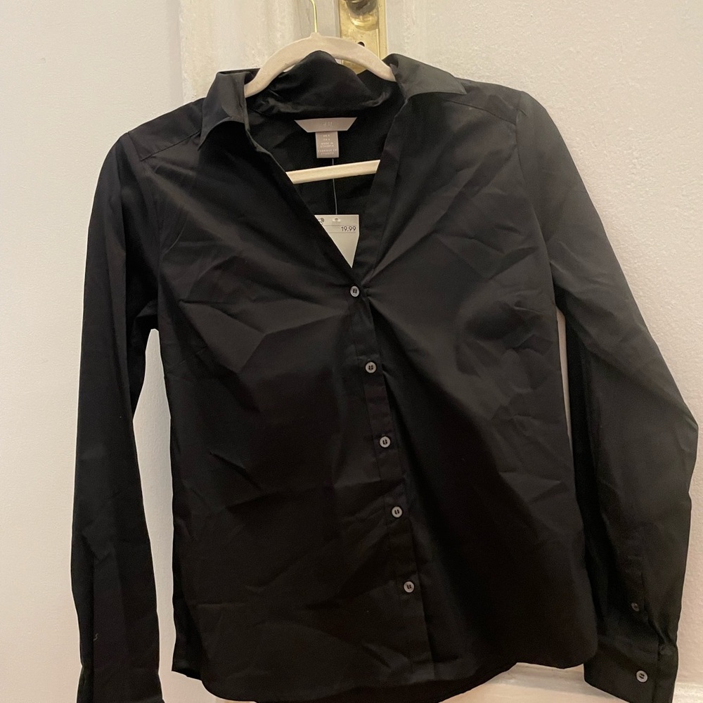 Black Oxford shirt NWT